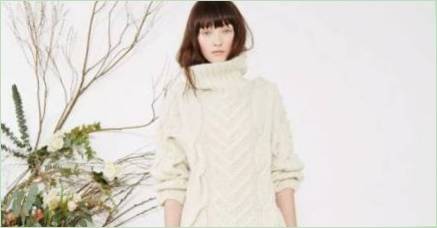 Pletený sveter žena