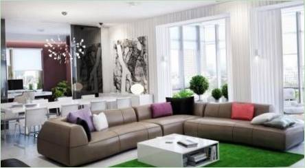 Moderné nápady na dizajn obývacej izby