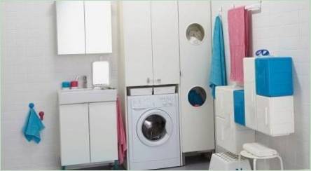 Skrinky na práčku v kúpeľni: Druhy, Odporúčania pre výber
