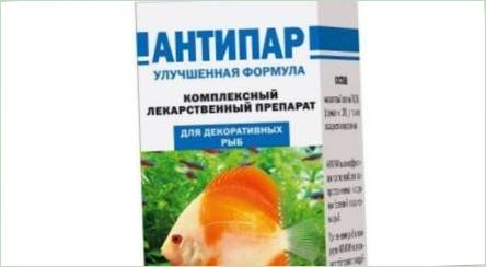  Antipar  pre ryby: Popis a návod na použitie