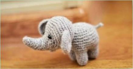 Knit Elephant Amiguruchi háčkovanie