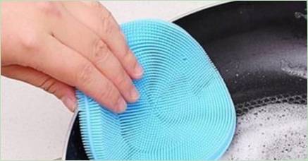 Silikónové špongie na umývanie riadu: Typy a použitie