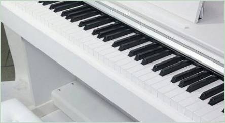 Veľkosti pianino