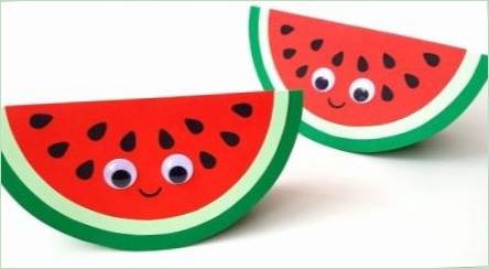 Urobiť applique  watermelon 