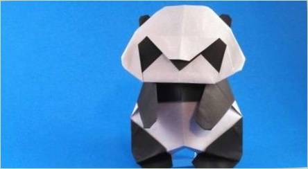 Ako si vyrobiť origami vo forme pandy?