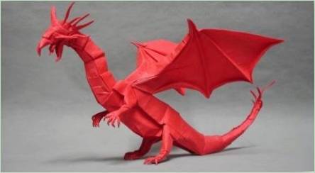 Dragon in origami