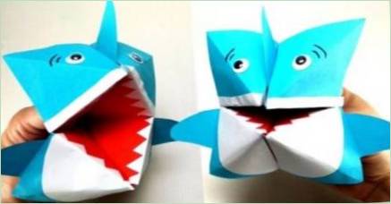 Vytvorenie žraloka v technike origami