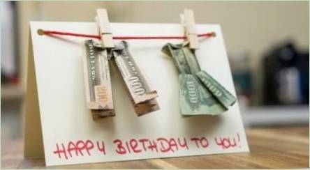 Ako krásne dávajte peniaze na narodeniny?