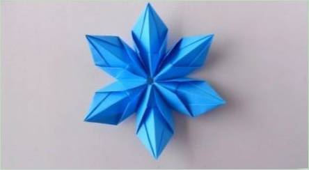 Ako urobiť snehovú vločku v Origami techniky a to, čo je potrebné k tomu?