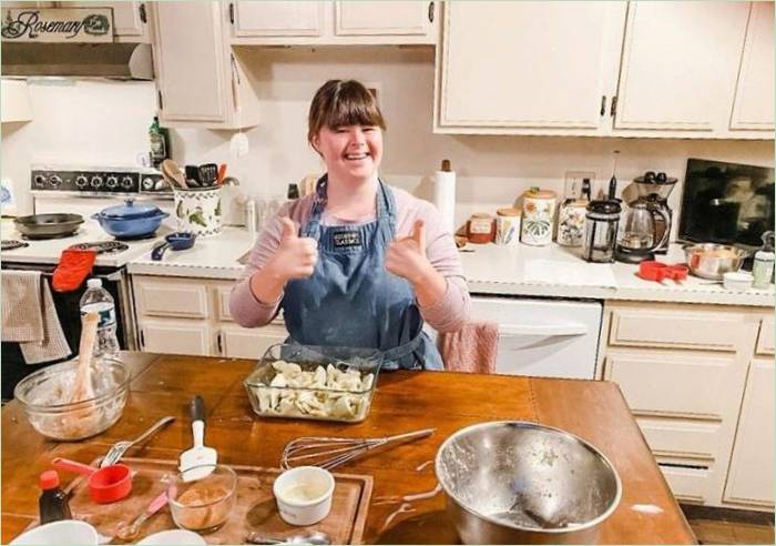 Dievča s Downovým syndrómom 15 krát odmietol pracovať - ​​teraz má vlastnú pekáreň