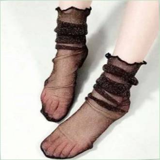 Nie vo forme prípadu: v trende beztvárovo ponožky - ako a s tým, čo ich nosiť?