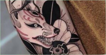 Hodnota Tattoo  kitsune  a ich odrôd