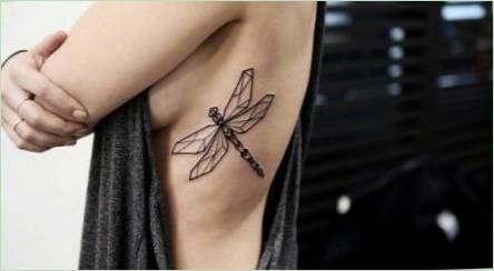Čo robiť tetovanie s vážky a to, čo sa stalo,?
