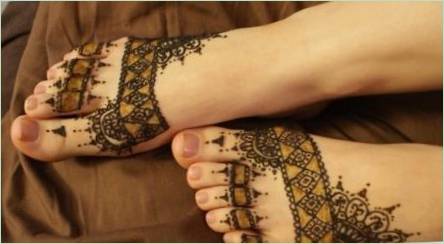 Obrázky henny na nohe