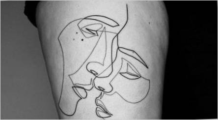 Originálne tetovanie jeden riadok