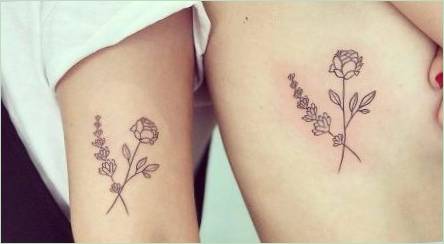 Prehľad pary tetovanie pre kamarátky a ich umiestnenie