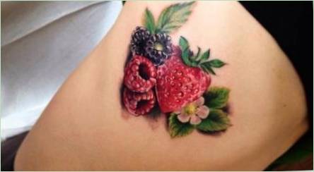 Prehľad Tattoo s ovocím a bobule