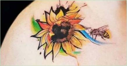 slnečnica Tattoo