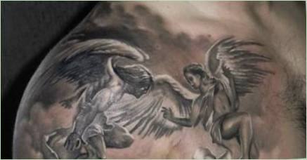 Tattoo  Angel a DEMON : hodnota a náčrty