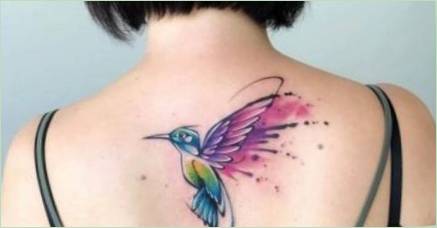Tattoo  Hummingbird  pre dievčatá