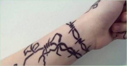 Tattoo  ostnatý drôt 