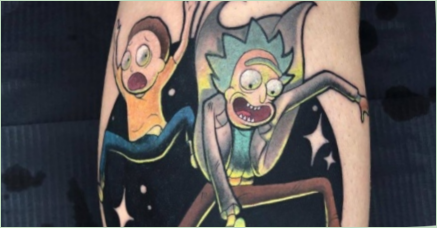 Tattoo  Rick a Morty : Vlastnosti a náčrty
