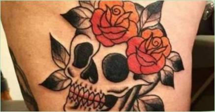 Tattoo  Skull s Rose 