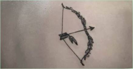Tetovanie ako znamenie zverokruhu Strelec