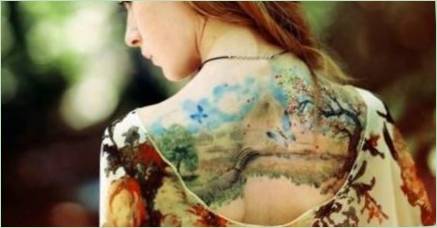 Tetovanie s obrazom prírody