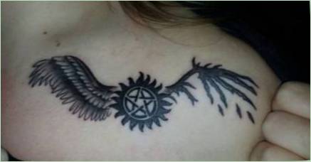 Tetovanie v štýle série  nadprirodzené 