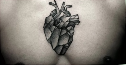 Tetovanie vo forme srdca a ich umiestnenia
