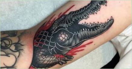 Všetko o tetovanie  Krokodíl 