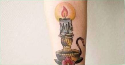 Všetko o tetovanie  sviečka 