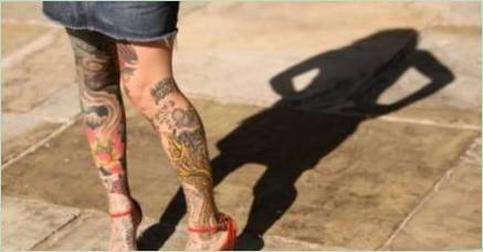 Všetko o tetovanie na nohách