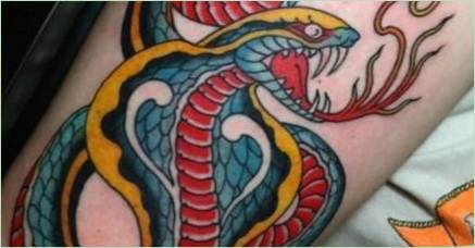 Všetko o tetovanie v podobe kobry