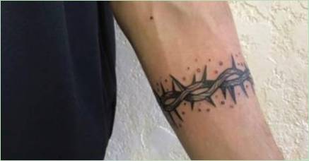 Význam a náčrty Tattoo  tŕnia veniec 