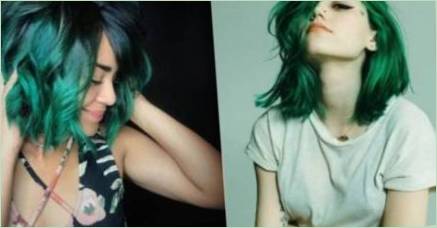 Zelené vlasy: Ako si vybrať tieň a dosiahnuť požadovaný tón?